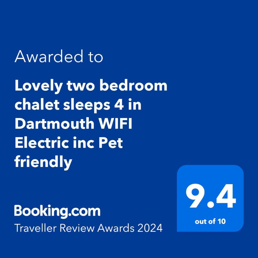 Caldon Holiday Chalet Sleeps 4 In Dartmouth Wifi Electric Inc Pet Friendly Exterior foto